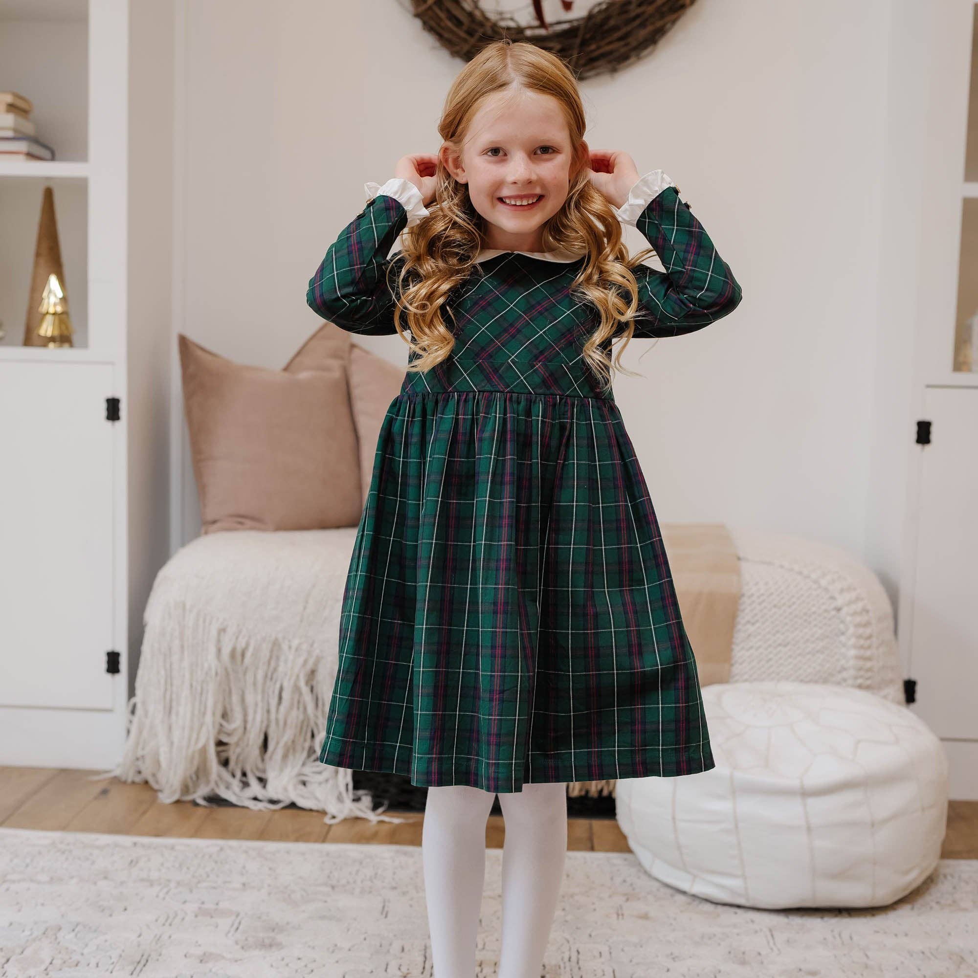 Image of Organic Ruffle Cuff Party Dress